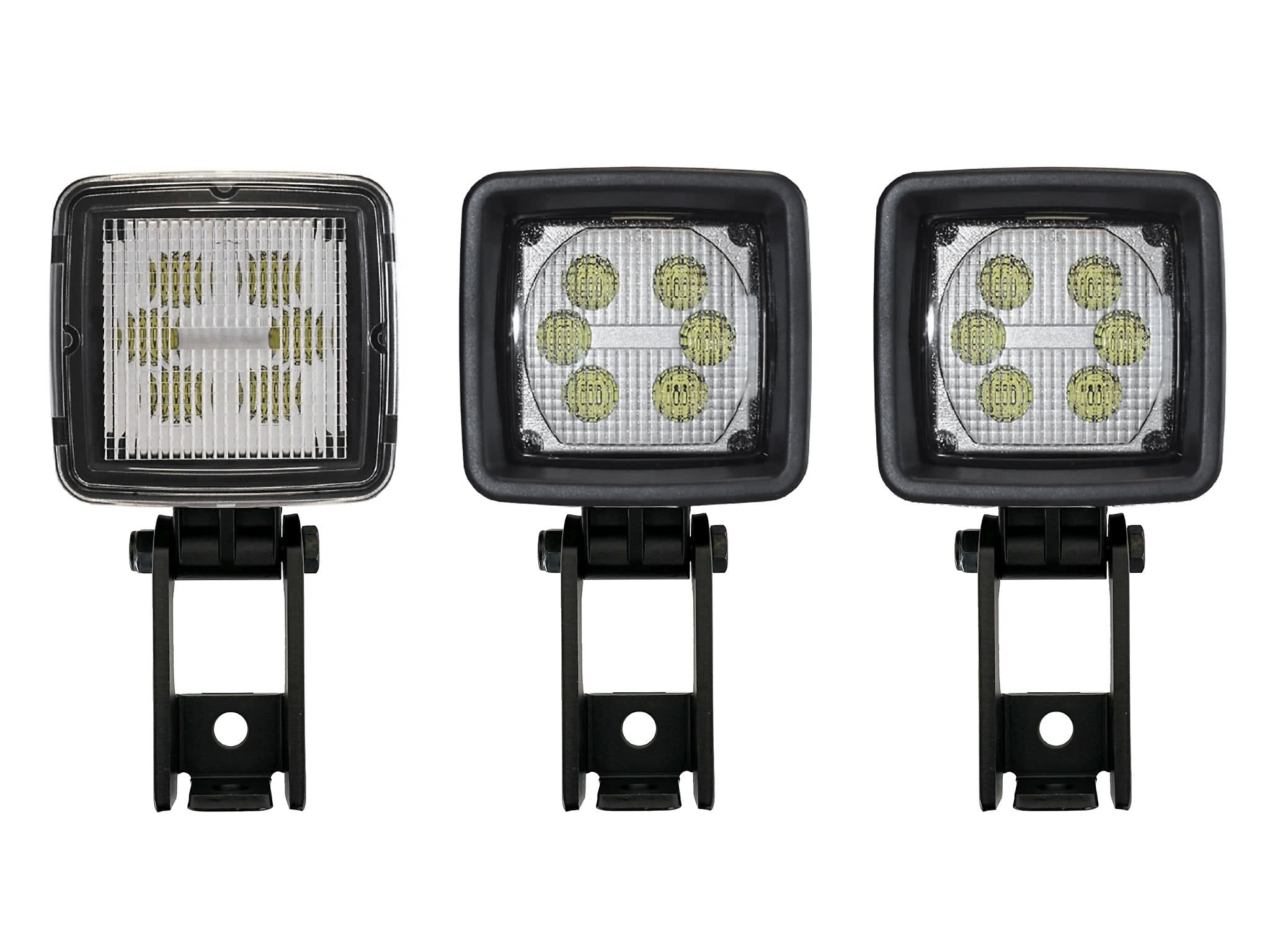 produktbillede forfra, der viser Arbejdslampe ABL SLA 2000 FL Volvo Bracket Switched Polarity – Carlevel