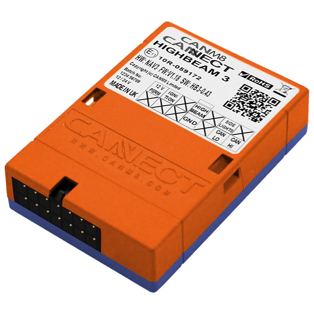 Arbetsljus CANM8 – Styrströmssignal Extraljus & Backljussignal 12V – Extraljus från LUXTAR