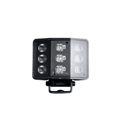 produktbillede forfra viser arbejdslys PRO Noir WL90 Curved – 90W – LUXTAR
