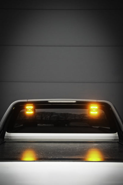 installationsvisning for arbejdslys SQR 3” 3500lm Flood Double Flash, OZZ Lights – OZZ