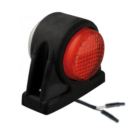 produktbillede forfra, der viser Armlampe LED Rød/Hvid 2PIN (Kort) – LEA