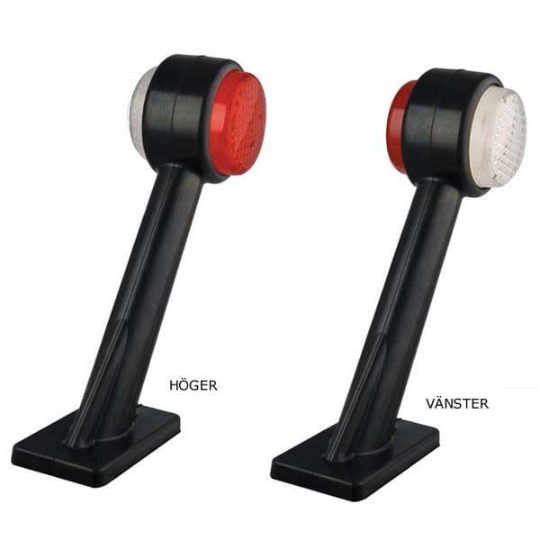 nærbillede af detaljer og materialer af Armlampe LED Rød/Hvid (Lang) - LEA