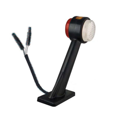 produktbillede forfra, der viser Armlampe LED Rød/Hvid/Gul - Venstre 2PIN (Lang) - LEA