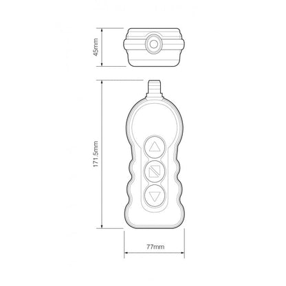 nærbillede af detaljer og materialer af Atlas Extreme 2BT Universal Remote Controll – Xenon-kongen