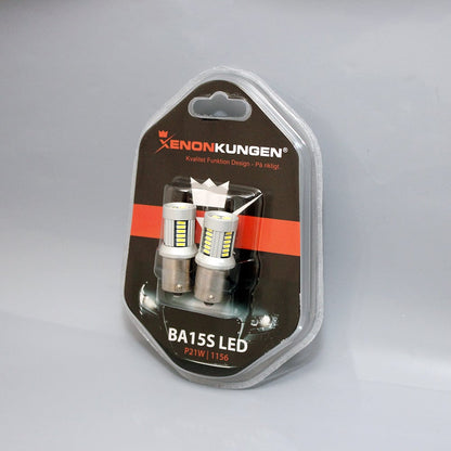 ekstra visning, der viser funktionerne i BA15S – 1156 30SMD 12 – 24V Hvid – Xenon King