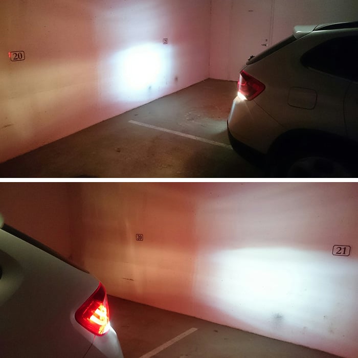 emballage og tilhørende tilbehør til BA15S – 1156 LED-baggrundslys 10W – Xenon King