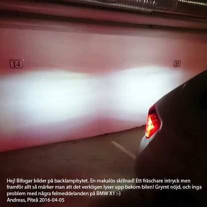 ekstra visning, der viser funktionerne i BA15S – 1156 LED-baggrundslys 10W – Xenon-kongen