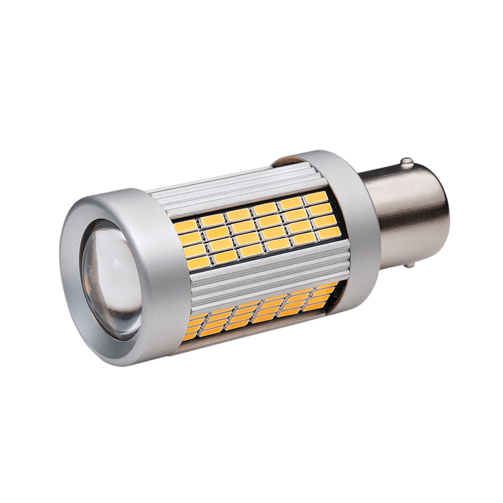 produktbillede fra forsiden viser BA15S – 1156 Signal Amber – Xenon King