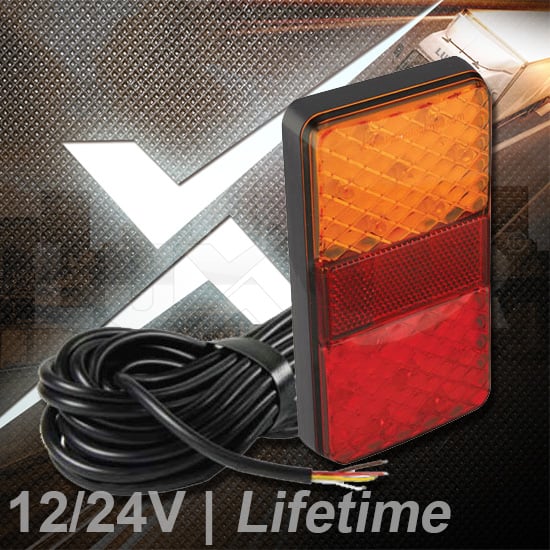 nærbillede af detaljer og materialer af Backlight 150ARME10 – 10m kabel – 12/24V – LEA