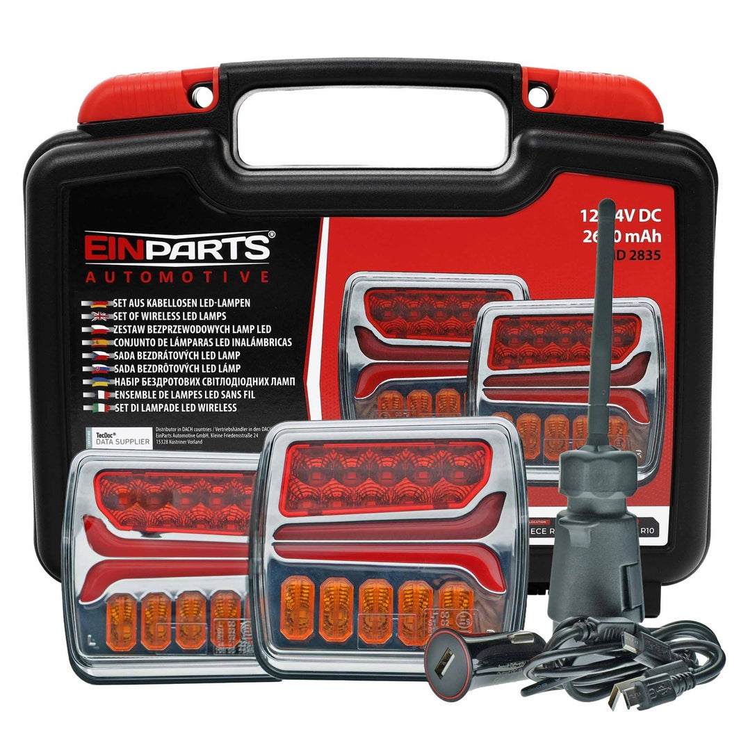 Baklykta – 12–24V DC – 105 × 105 × 70 mm - Carlevel AB - Fordon och delar > Fordonstillbehör