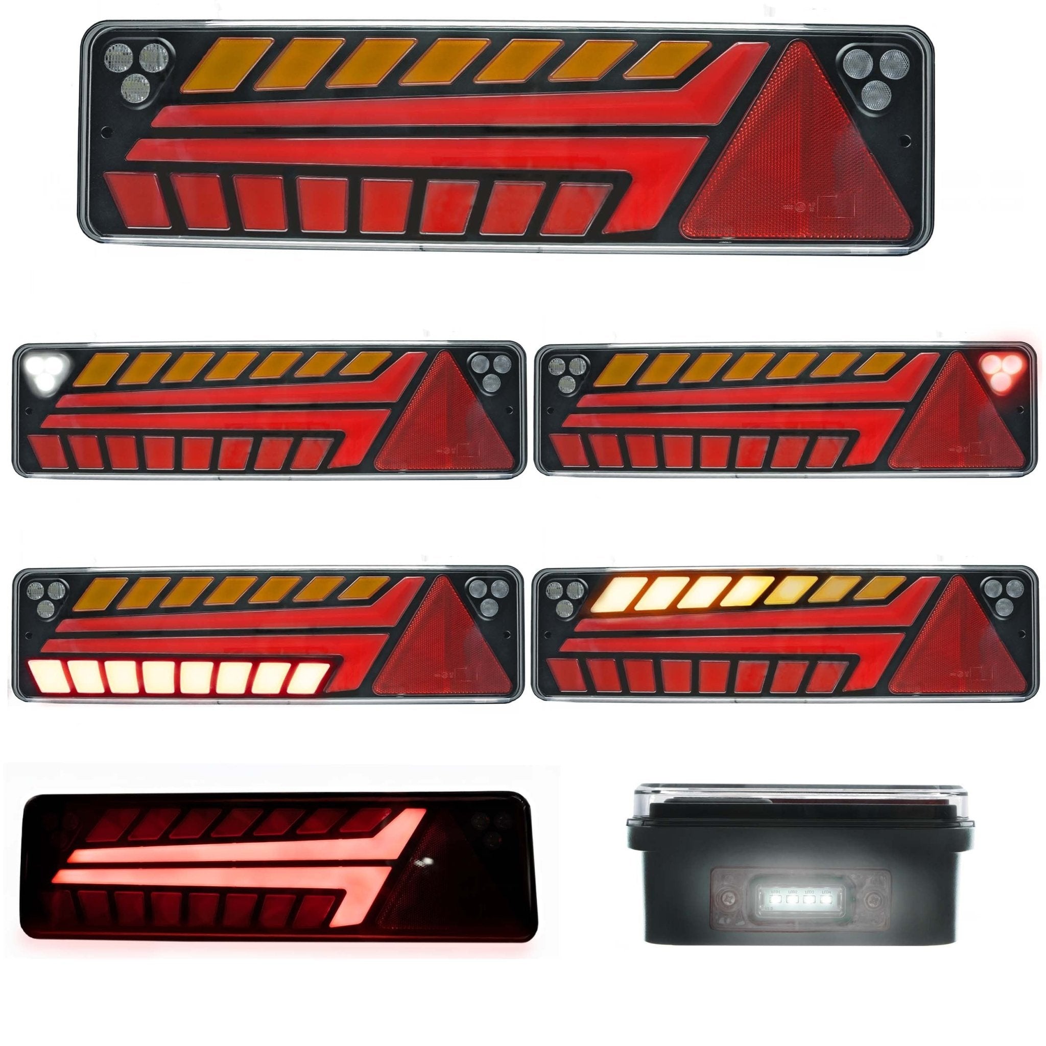 Baklykta – 12–24V DC – 520 × 146 × 65 mm - Carlevel AB - Fordon och delar > Fordonstillbehör