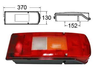 Baglygte Højre Volvo FM/FH – 02 – nærbillede detaljer | Xenon-kongen