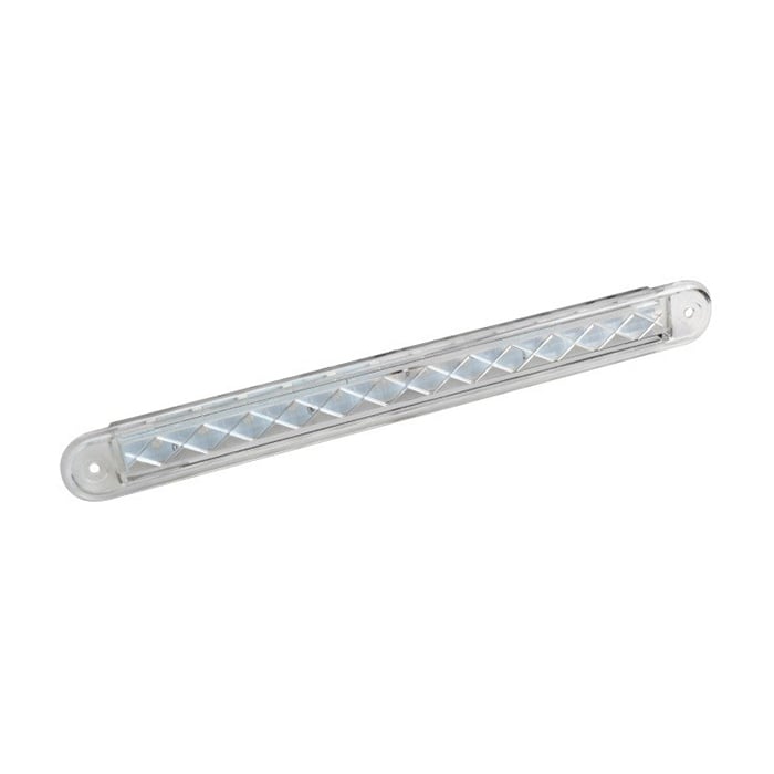 produktbillede forfra, der viser Rygmarkering 235mm – IP67 – Hvid – LEA