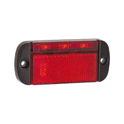Bagmarkering 3LED Rød - produktbillede forfra | LEA