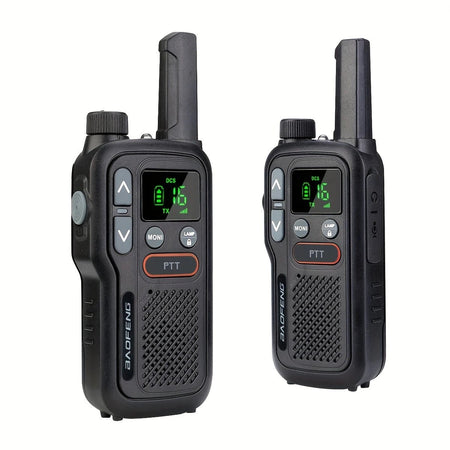 Baofeng T18 Walkie Talkie - Tovejs radio USB-opladning - Produktbillede forfra | Carlevel