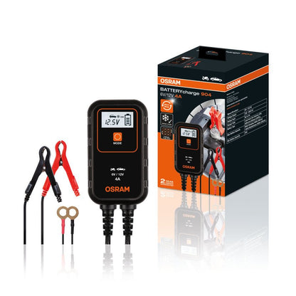 Batterioplader OSR 904 – produktvisning fra side | OSRAM