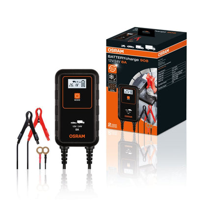 Batterioplader OSR 908 – produktvisning fra side | OSRAM