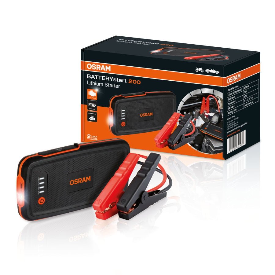 Batteristarter OSR 200 - nærbillede detaljer | OSRAM