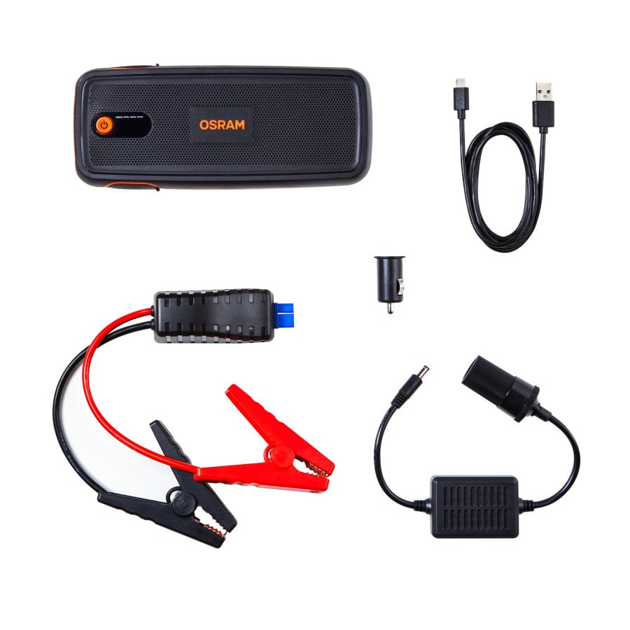 sidebillede, der viser profil og design af batteristarter OSR 400 - OSRAM