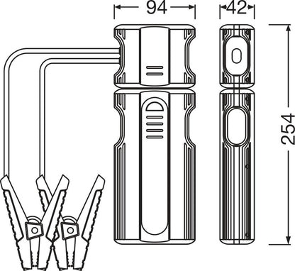 BATTERI jumpstart 1000 OJS020 – i brug | OSRAM