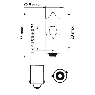 Bax9S – H6W Led 6smd – 9 – 14v DC – emballage og indhold | Xenon-kongen