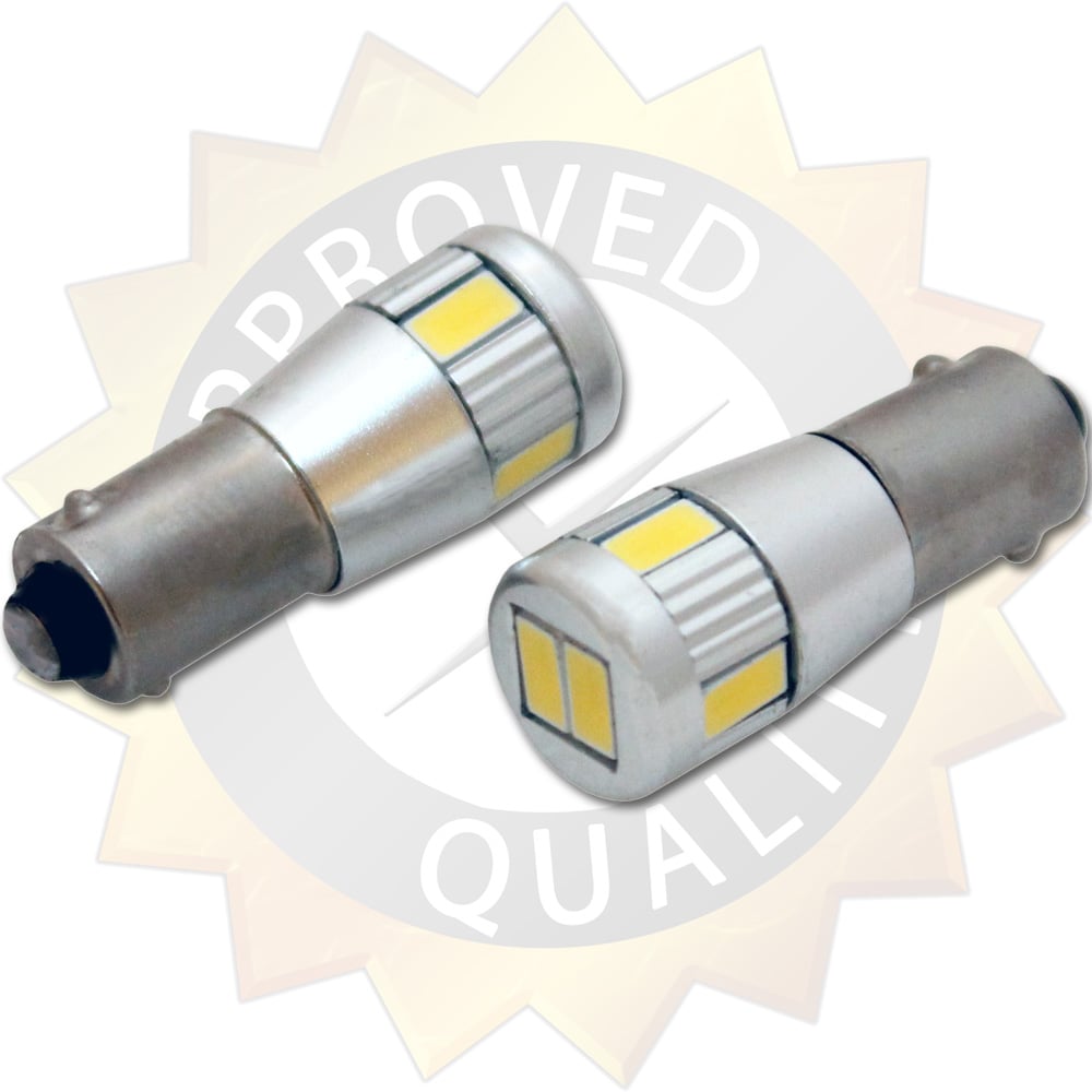 Bax9S – H6W Led 6smd – 9 – 14v DC – produkt set fra siden | Xenon-kongen