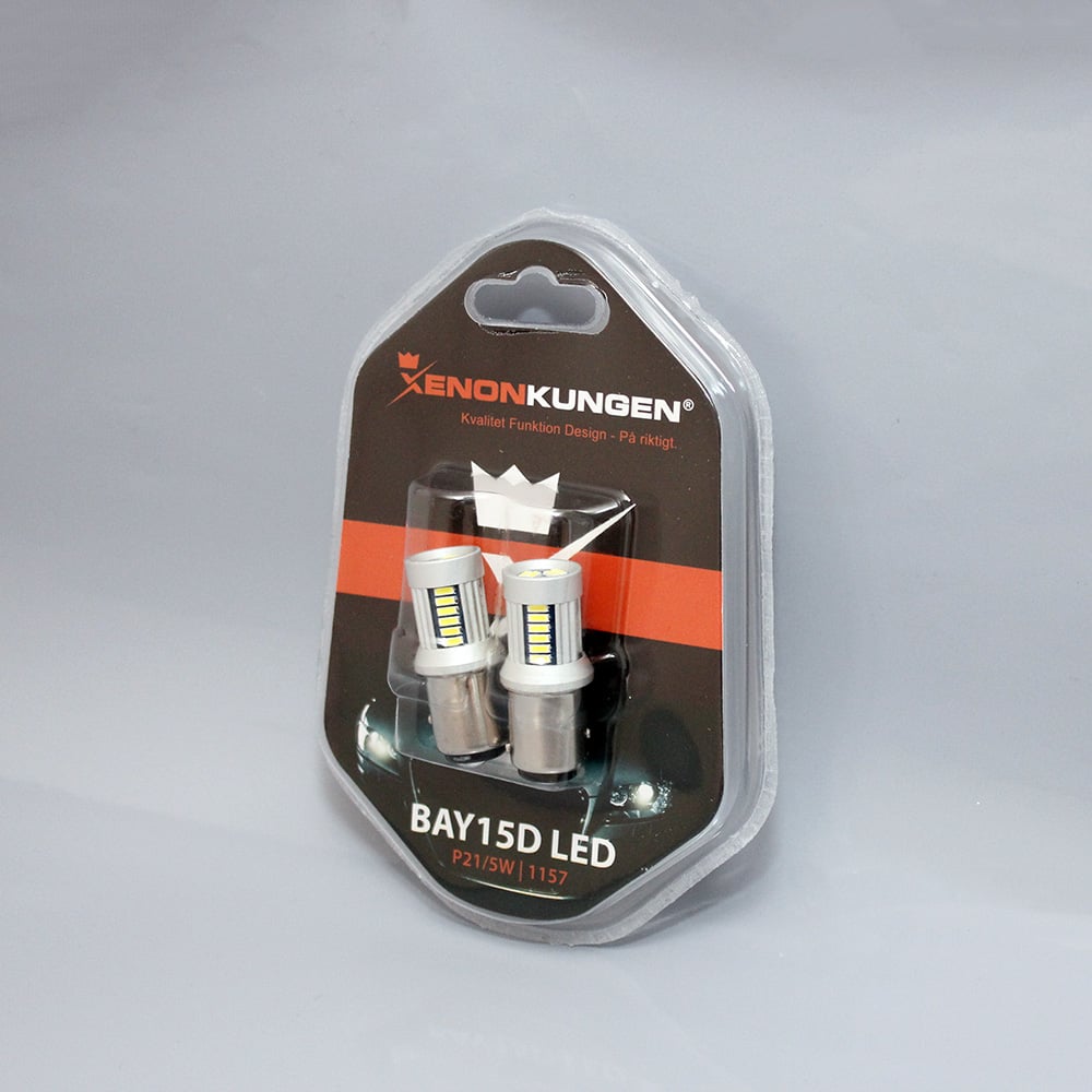 BAY15D – 1157 30SMD 12 – 24V Hvid/Hvid - tilbehør og dele | Xenon-kongen