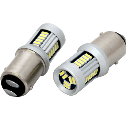 BAY15D – 1157 30SMD 12 – 24V Hvid/Hvid – produktbillede forfra | Xenon-kongen