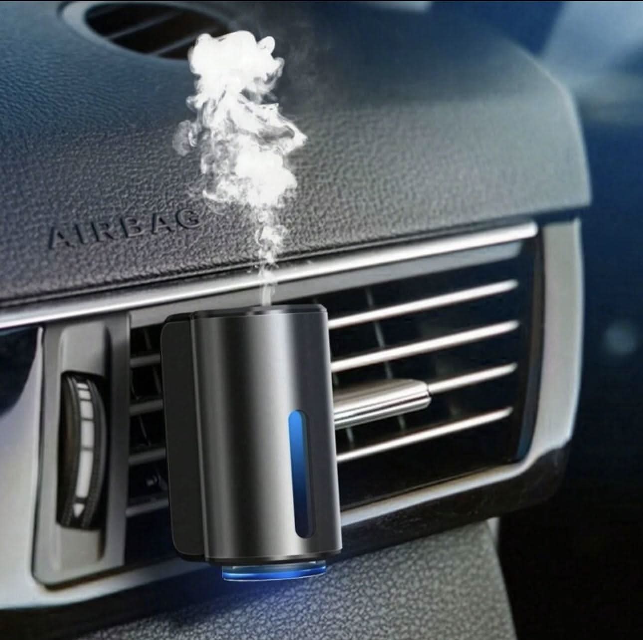Bilparfume med automatisk sprøjtning - Genopladelig bilventilationsdiffuser med 3x10ml parfume - Carlevel - 