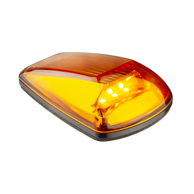Indikatorlampe M77 Lavprofil 22mm - Gul (2 - Pack) - produktbillede forfra | LEA