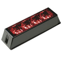 Lommelygte EQ 4LED R10 Rød - produktbillede forfra | Carlevel