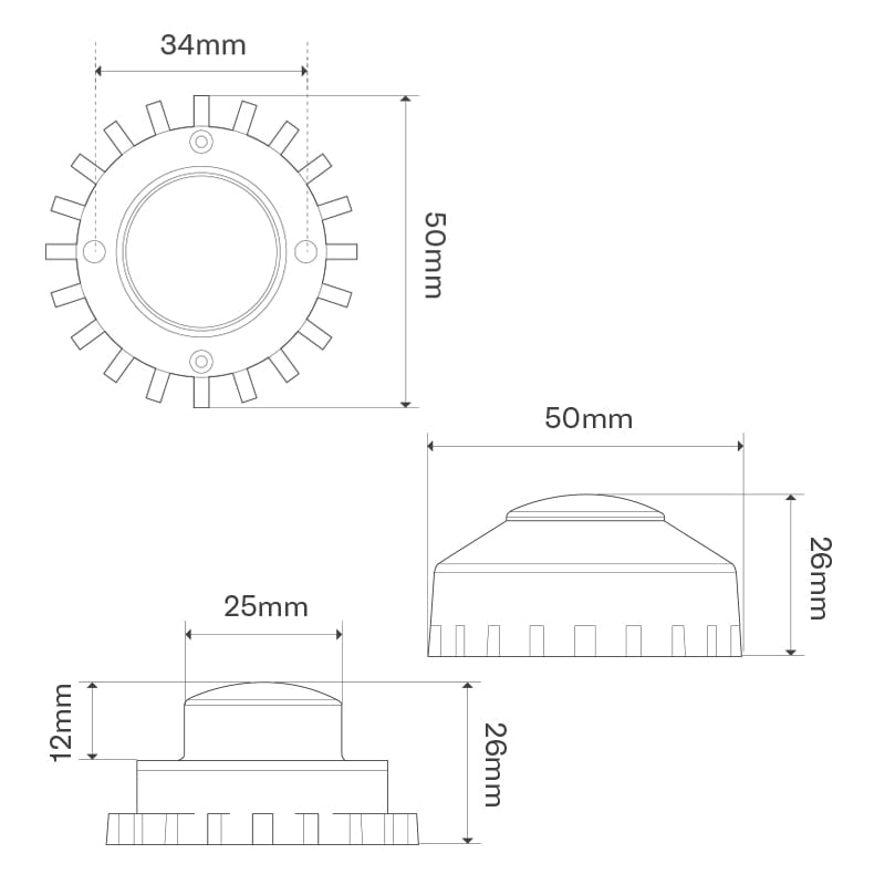 billede, der viser brugen af Flash Light Hideaway R10 Blue - LEA