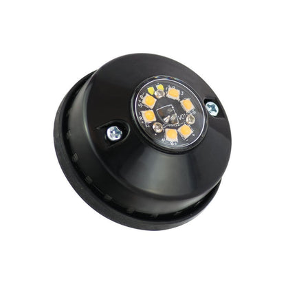 nærbillede af detaljer og materialer af Flash light Hideaway R10 White - LEA