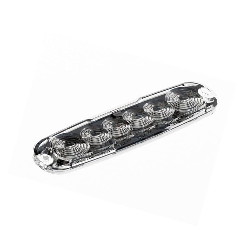 produktbillede fra forsiden viser Flash Light Low Profile – R65 6LED Blue – LEA