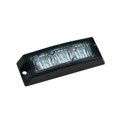 produktbillede forfra, der viser blitzlys Slimline 3LED R65 Rød - LEA
