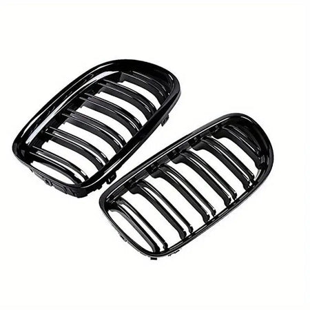 BMW 3 - serie E90/E91 LCI Nyre gitter 2009-2012 - Glans sort, ABS - plast - Carlevel - 