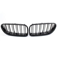 Nyregitter til BMW 6-serie F06/F12/F13 2012-2017 - Glans sort ABS-plastik - Produktbillede set forfra | Carlevel