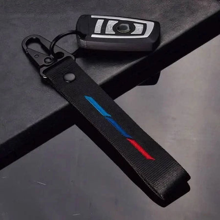 BMW M Bilnøglering - Eksklusiv Premium Nøglering i Nylon Design - Carlevel - 