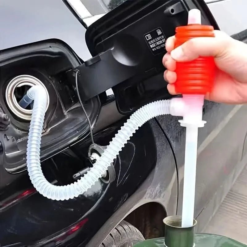 Bærbar brændstofpumpe - til benzin og diesel - produktbillede forfra | Carlevel