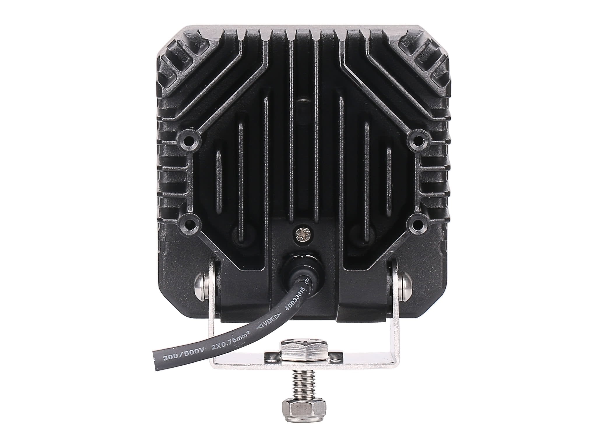 BriodLights Arbejdslampe bred 5200 lm - produkt set fra siden | Briodlights