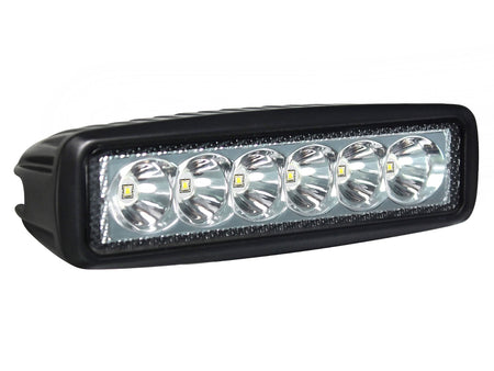 BriodLights Arbejdslampe LED 6x3 W Osram Flood - produktbillede forfra | Briodlights