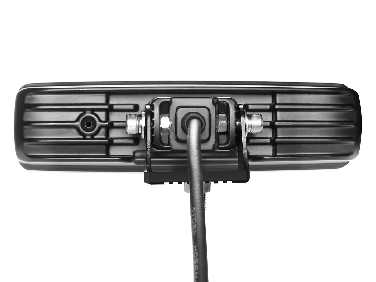sidebillede, der viser profil og design af BriodLights Arbejdslys med advarselslys 157mm 1727lm - Briodlights