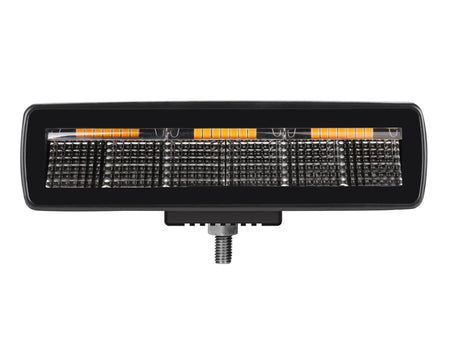 produktbillede forfra viser BriodLights Arbejdslys med advarselslys 157 mm 1727 lm – Briodlights
