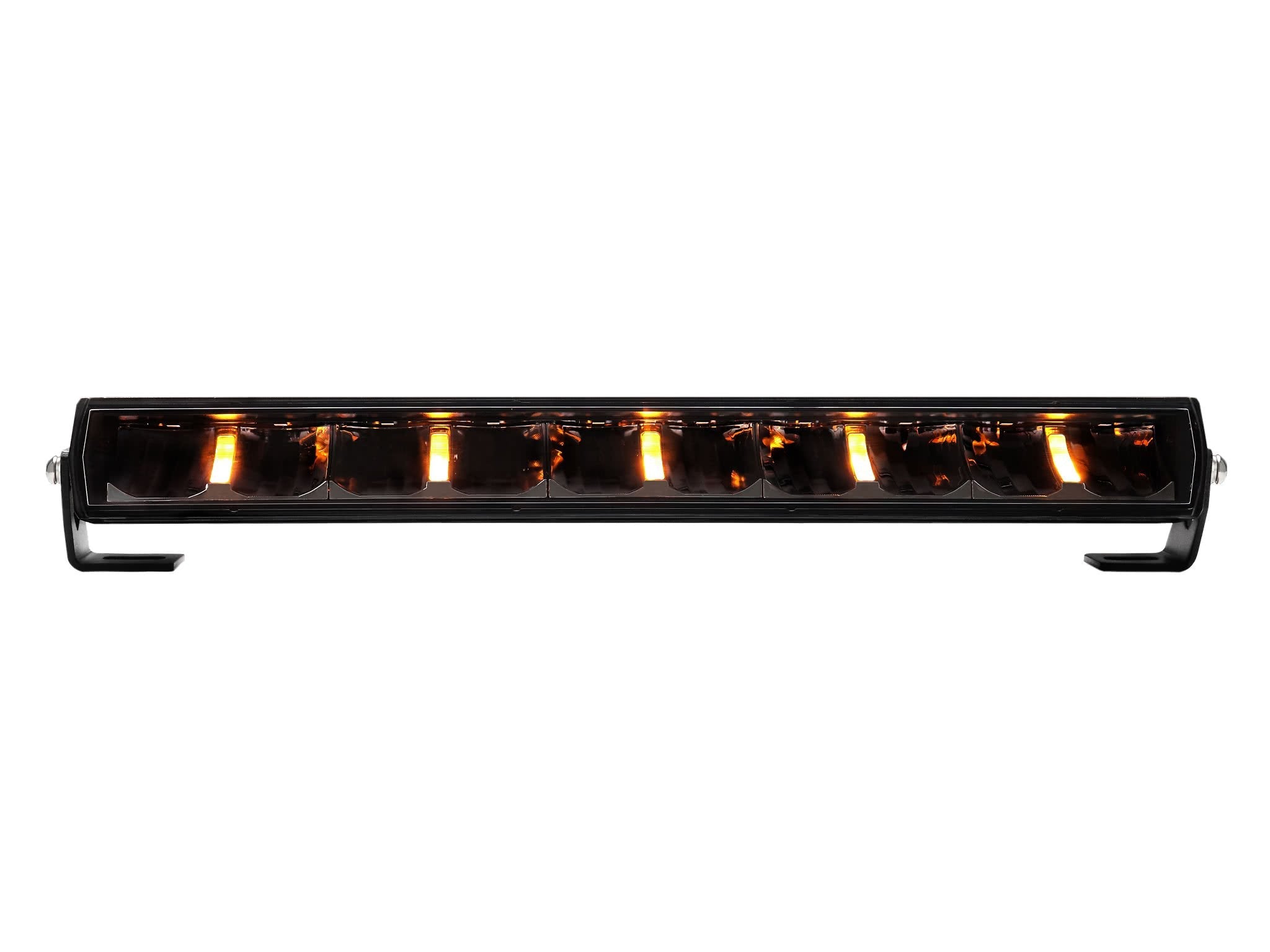 BriodLights Curved Ekstra lysrampe Enkeltrækket 11500lm - produkt set fra siden | Briodlights
