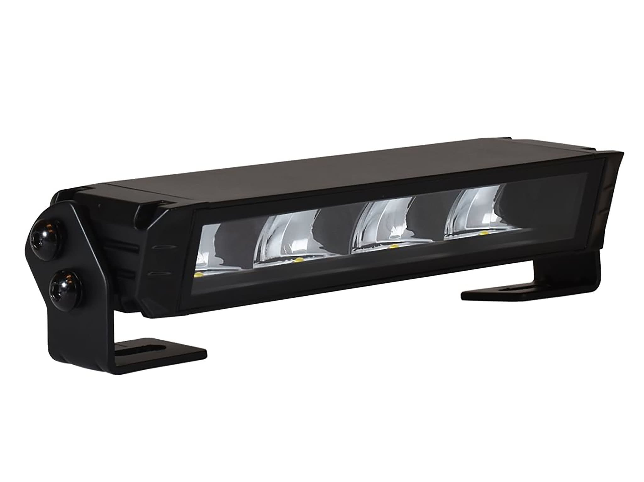 BriodLights Edge LED ekstra lysrampe 9" (224 mm) vinklet - produkt set fra siden | Briodlights