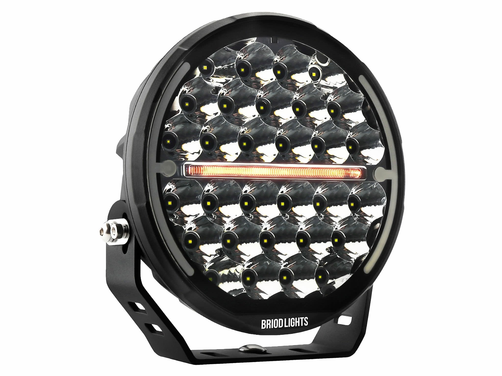 BriodLights ICE – X LED ekstra lys 9"/218mm – produktbillede forfra | Briodlights