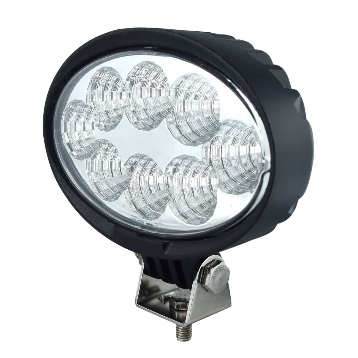 BriodLights LED Arbejdsbelysning oval 2400 lm - produktbillede forfra | Briodlights