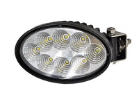 BriodLights LED Work light oval with rotatable side bracket - product image from the front | Briodlights