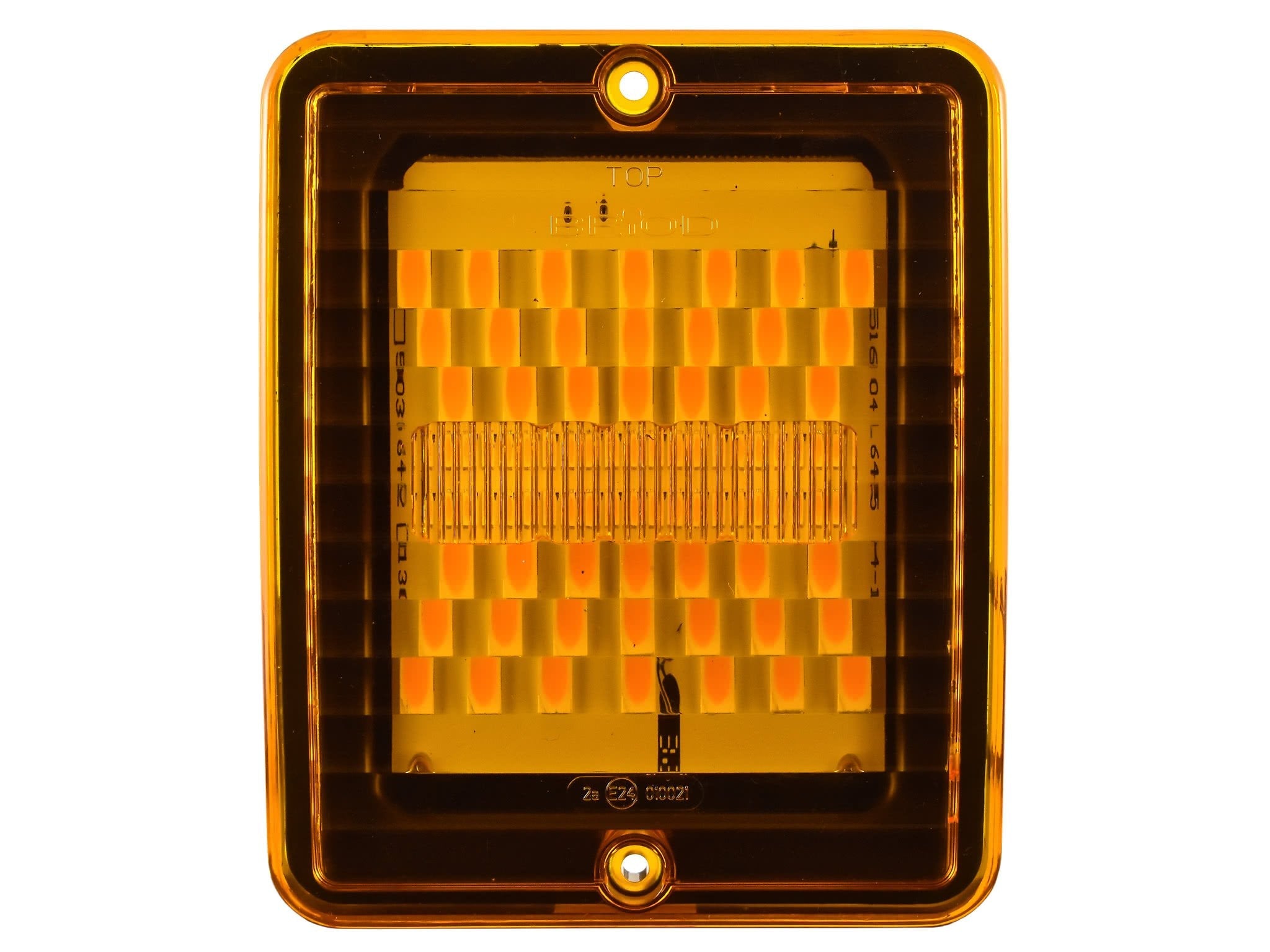 BriodLights LED-baglygte blinklys 10 – 30 V - produktbillede forfra | Briodlights