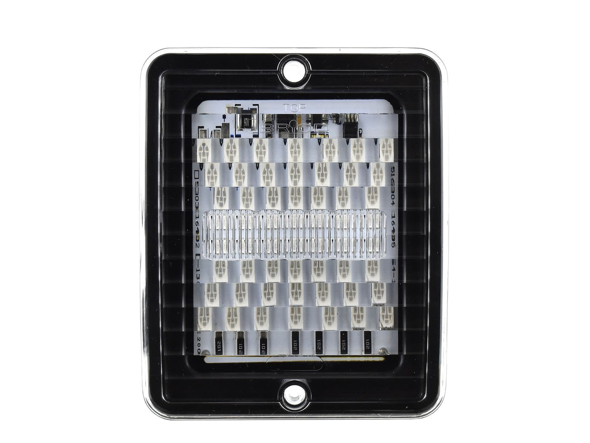BriodLights LED baglygte blitzlys 10 – 30 V - produktbillede forfra | Briodlights